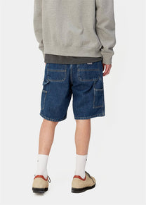 Carhartt WIP I032026 Single Knee blue stone washed shorts