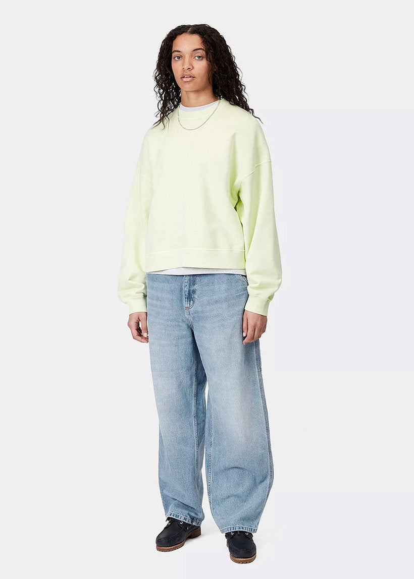 Carhartt WIP I034225 W' Brandon blue burst washed single knee pants