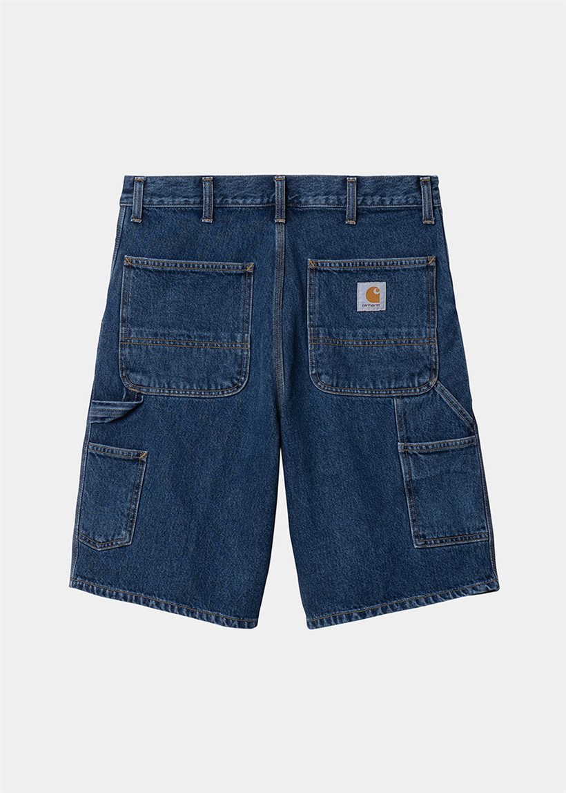 Carhartt WIP I032026 Single Knee blue stone washed shorts