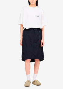 Gramicci G4SW-SK089 nylon packable black midi skirt