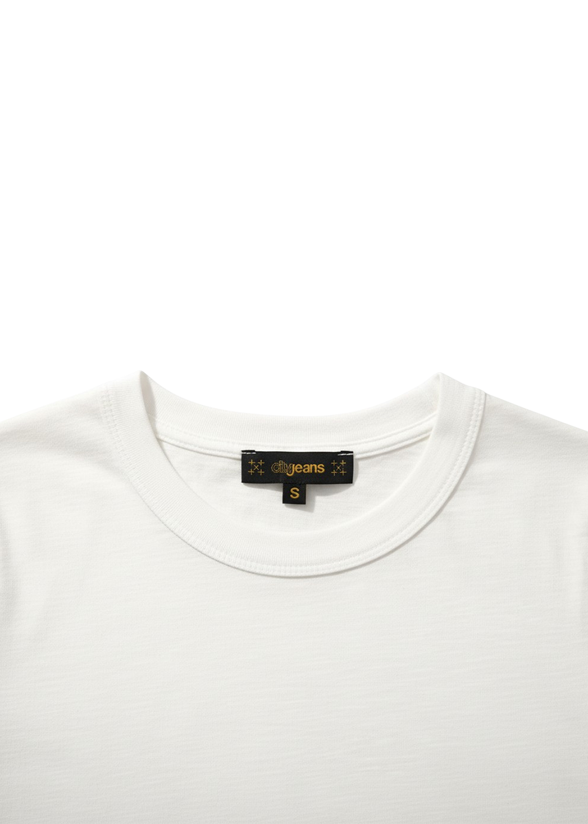 DM Jeans Slab tee white