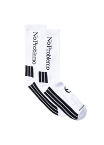 No Problemo white socks
