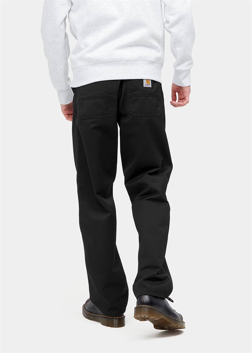 Carhartt WIP I020075 Simple black rinsed pants