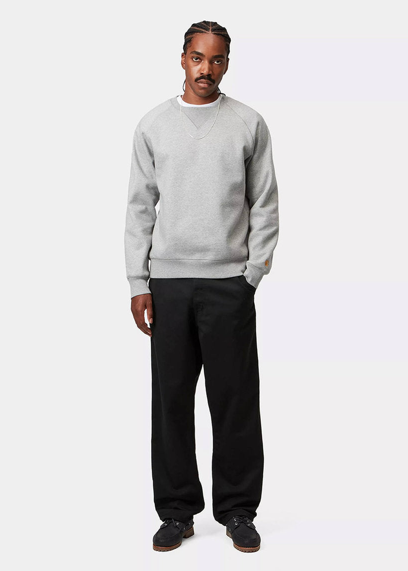Carhartt WIP I034907 Simple black rinsed pants
