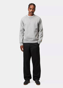 Carhartt WIP I034907 Simple black rinsed pants