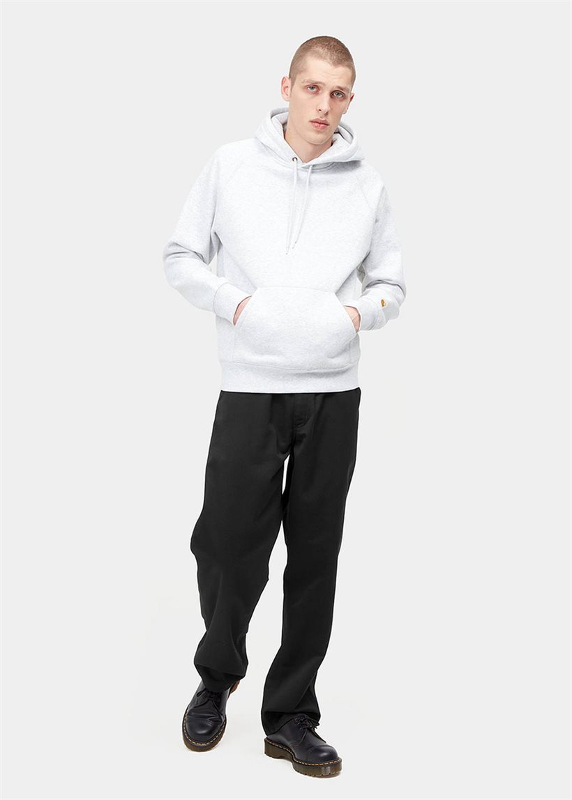 Carhartt WIP I020075 Simple black rinsed pants
