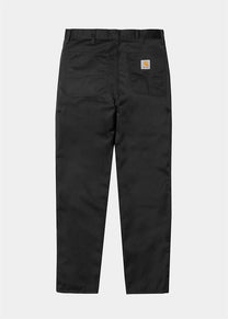Carhartt WIP I020075 Simple black rinsed pants