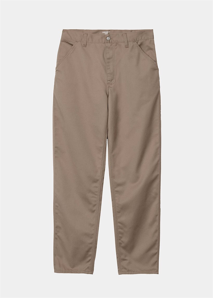 Carhartt WIP I020075 Simple leather rinsed pants