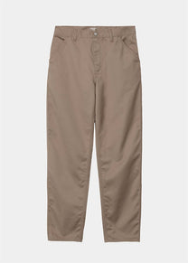 Carhartt WIP I020075 Simple leather rinsed pants