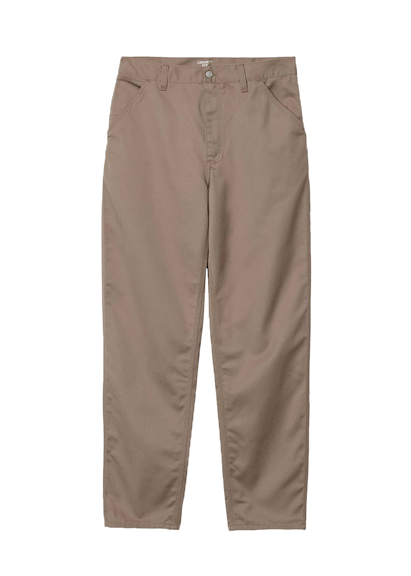 Carhartt WIP I020075 Simple leather rinsed pants