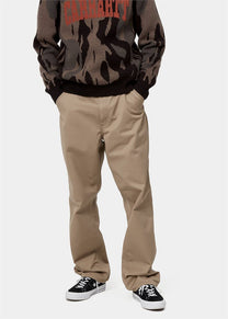 Carhartt WIP I020075 Simple leather rinsed pants