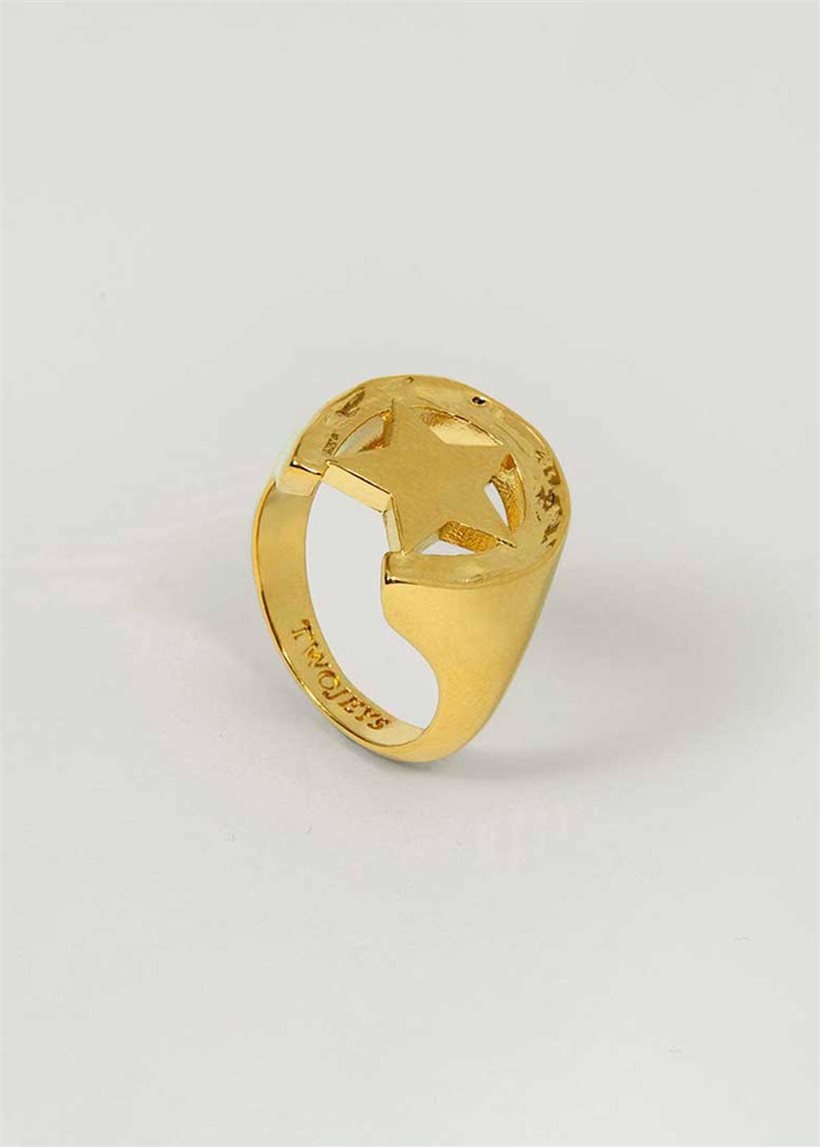 Twojeys Star gold ring