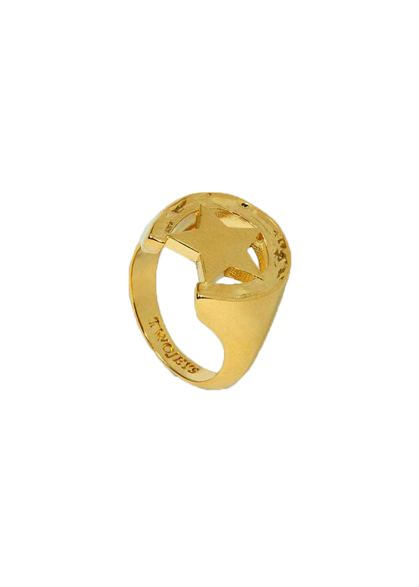 Twojeys Star gold ring