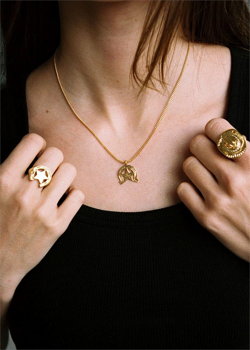 Twojeys Star gold ring