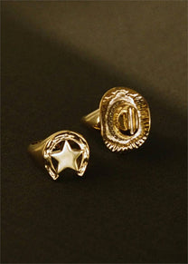 Twojeys Star gold ring