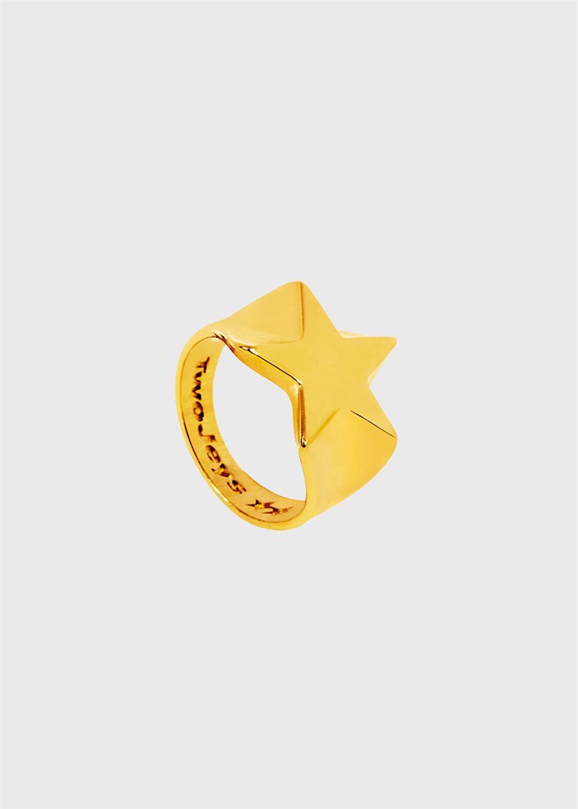 Twojeys Shooting Star gold ring