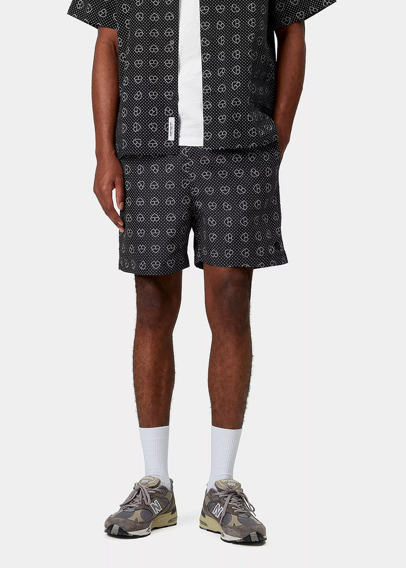 Carhartt WIP I035063 Slater furoshiki print/black swim trunks