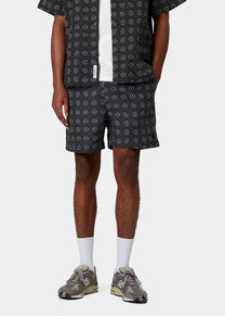 Carhartt WIP I035063 Slater furoshiki print/black swim trunks
