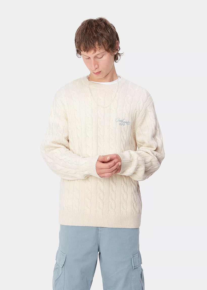 Carhartt WIP I033885 Signature natural/dusty sweater