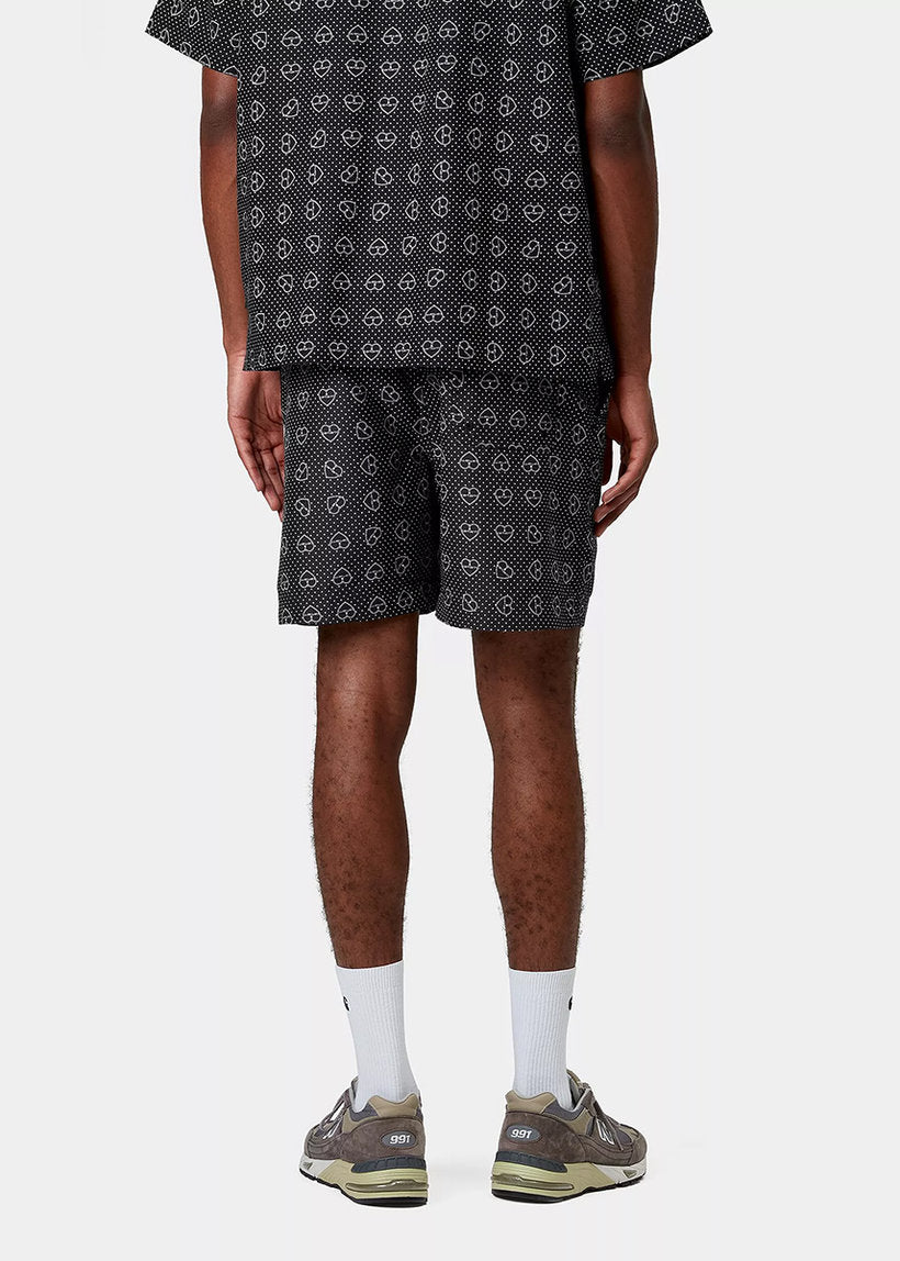 Carhartt WIP I035063 Slater furoshiki print/black swim trunks