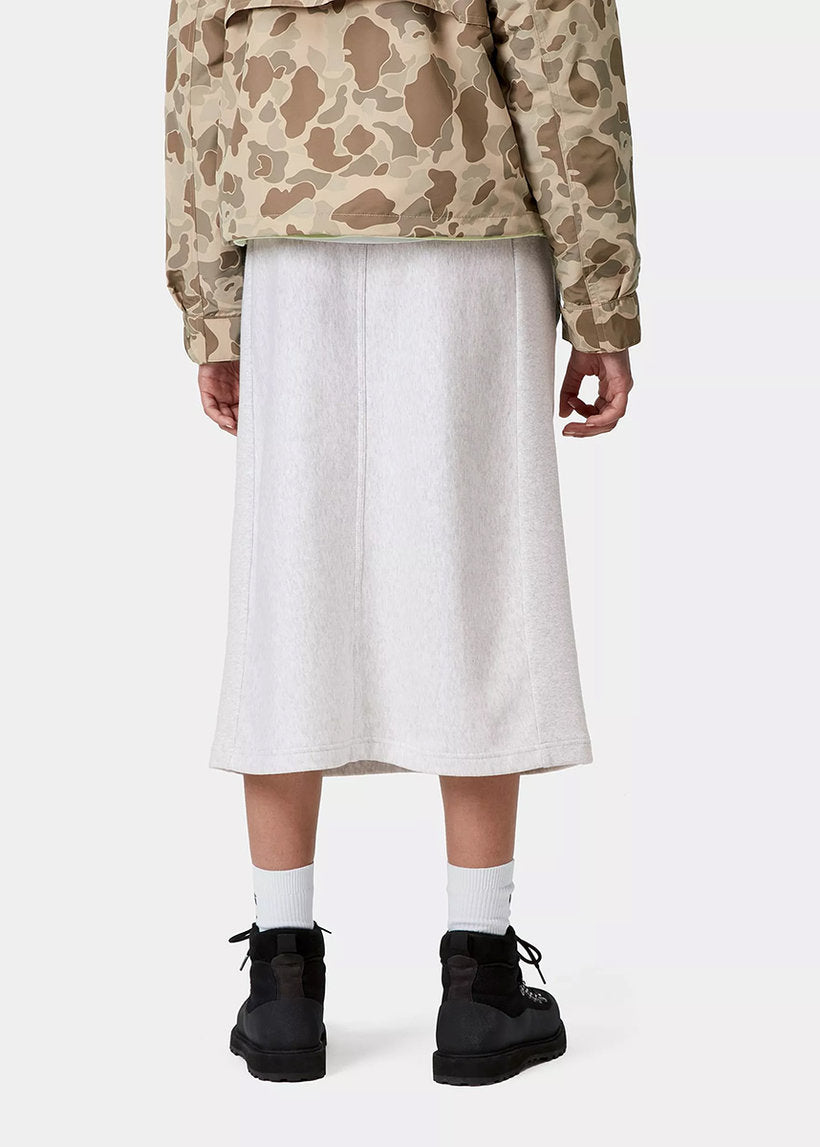 Carhartt WIP I034491 W' American Script ash heather sweat skirt