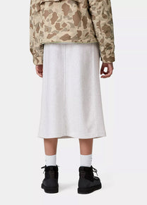 Carhartt WIP I034491 W' American Script ash heather sweat skirt