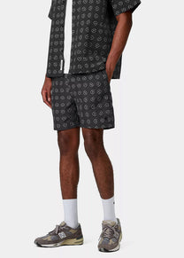 Carhartt WIP I035063 Slater furoshiki print/black swim trunks