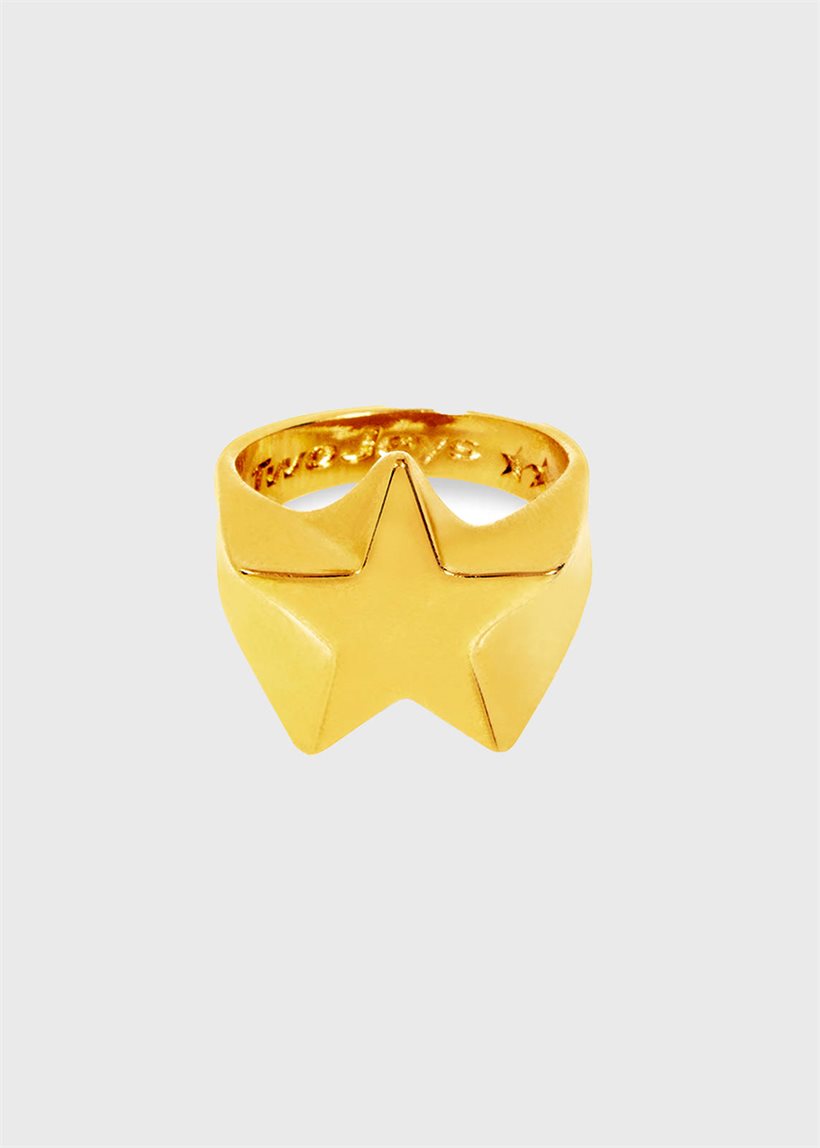 Twojeys Shooting Star gold ring