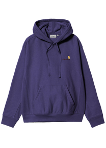 Carhartt WIP I028279 American Script aura hooded sweatshirt