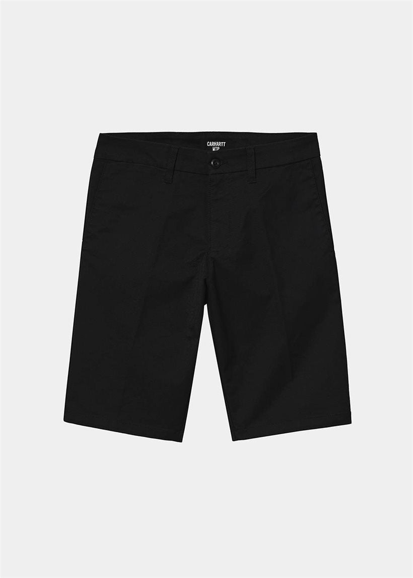 Carhartt WIP I010722 Sid black rinsed shorts