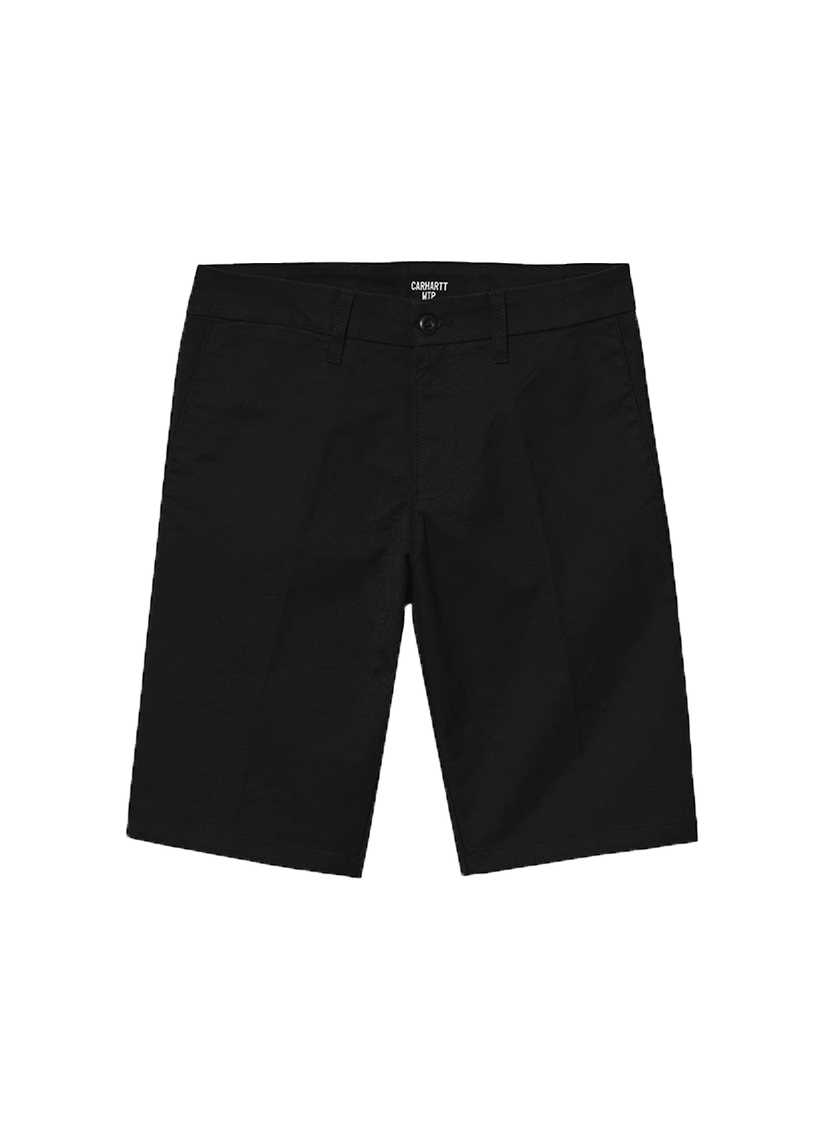 Carhartt WIP I010722 Sid black rinsed shorts