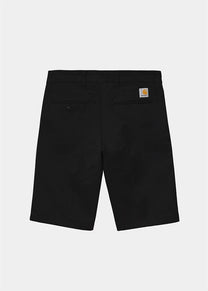 Carhartt WIP I010722 Sid black rinsed shorts