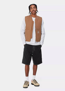 Carhartt WIP I033333 Simple black heavy stone washed shorts