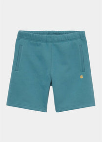 Carhartt WIP I028950 Chase hydro gold sweat shorts