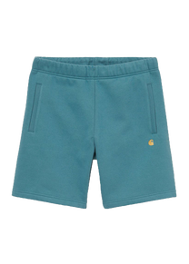 Carhartt WIP I028950 Chase hydro gold sweat shorts