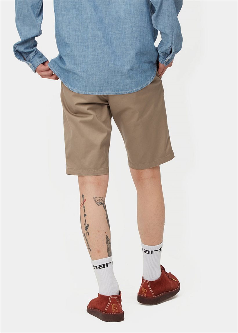 Carhartt WIP I010722 Sid leather rinsed shorts