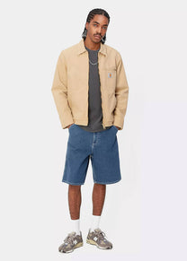 Carhartt WIP I033333 Simple blue stone washed shorts