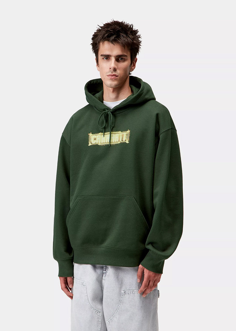 Carhartt WIP I035610 Electric Boogie sycamore tree hooded sweat