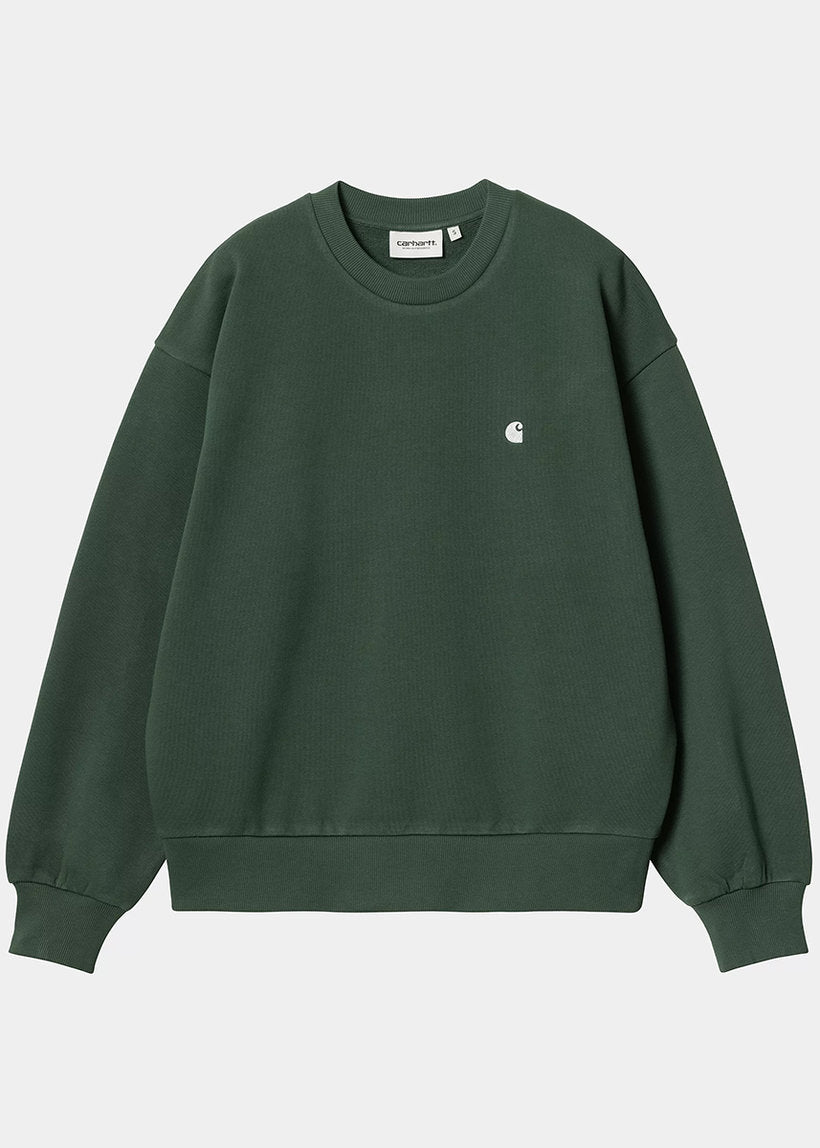 Carhartt WIP I032643 W' Casey sycamore tree/silver sweatshirt