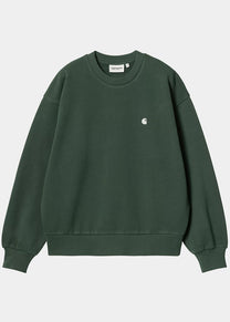 Carhartt WIP I032643 W' Casey sycamore tree/silver sweatshirt