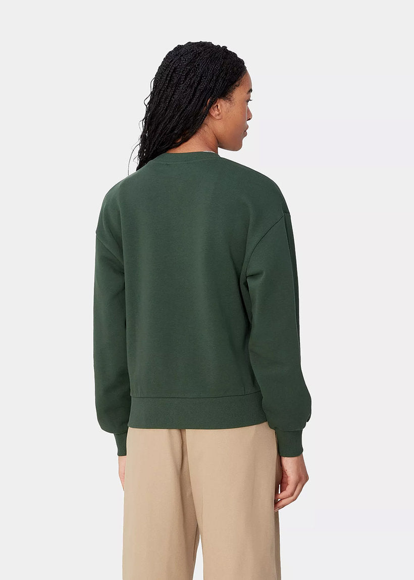Carhartt WIP I032643 W' Casey sycamore tree/silver sweatshirt
