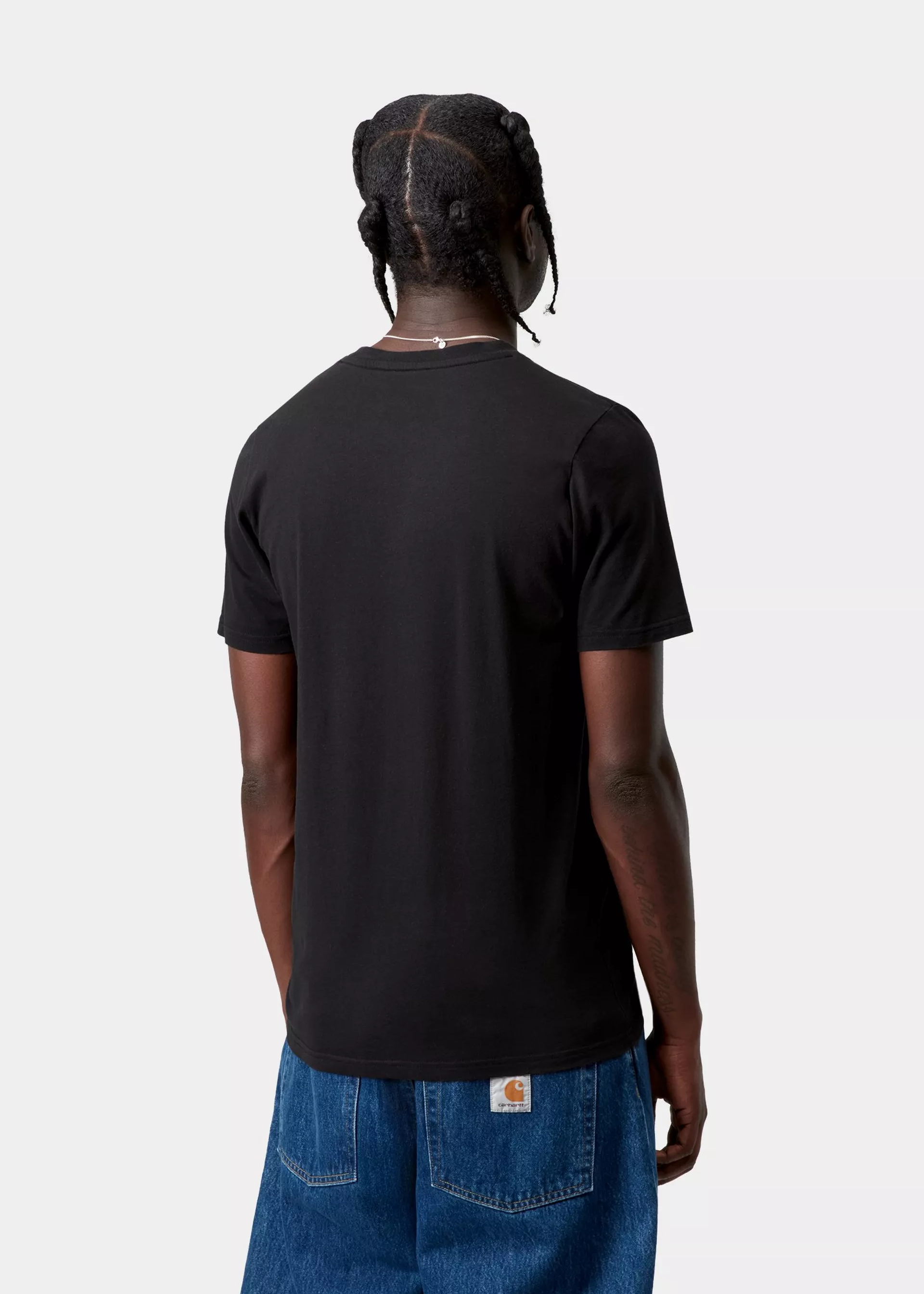 Carhartt WIP I029370 Standard Crew Neck black+black tshirts