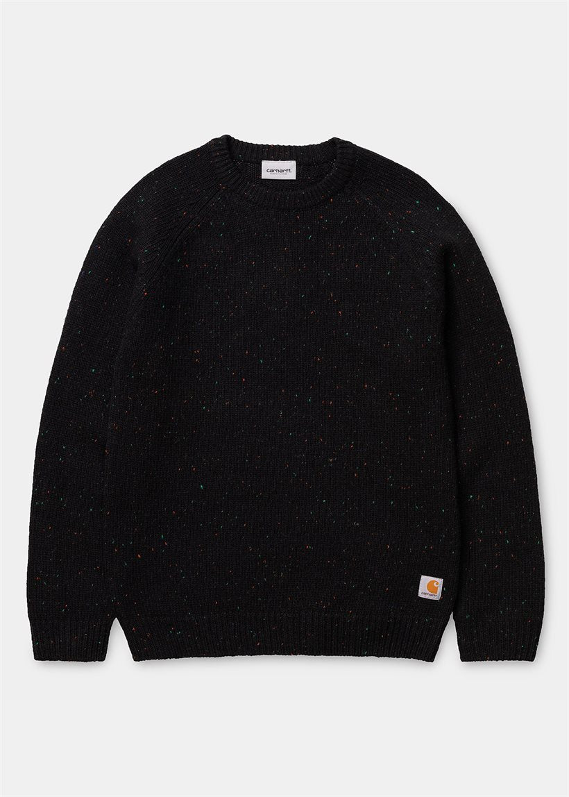 Carhartt WIP I010977 Anglistic speckled black sweater