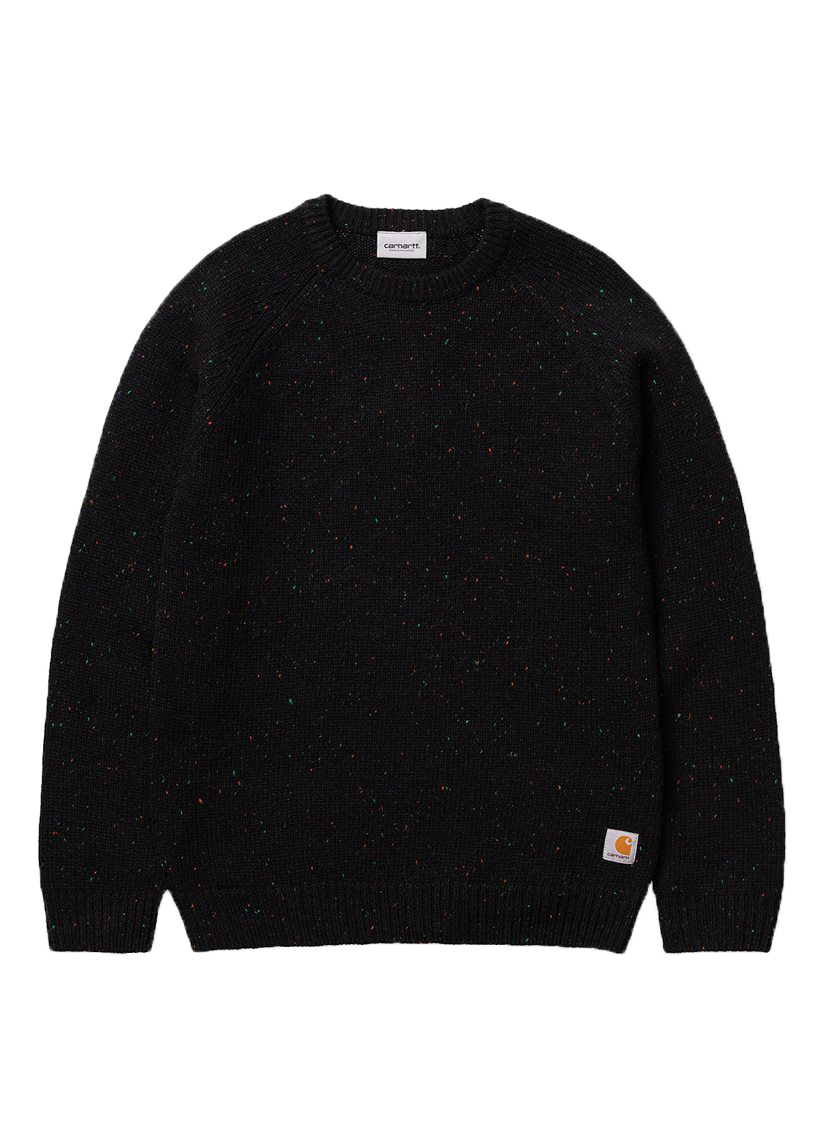 Carhartt WIP I010977 Anglistic speckled black sweater