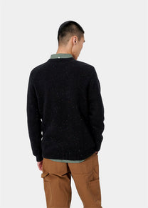 Carhartt WIP I010977 Anglistic speckled black sweater