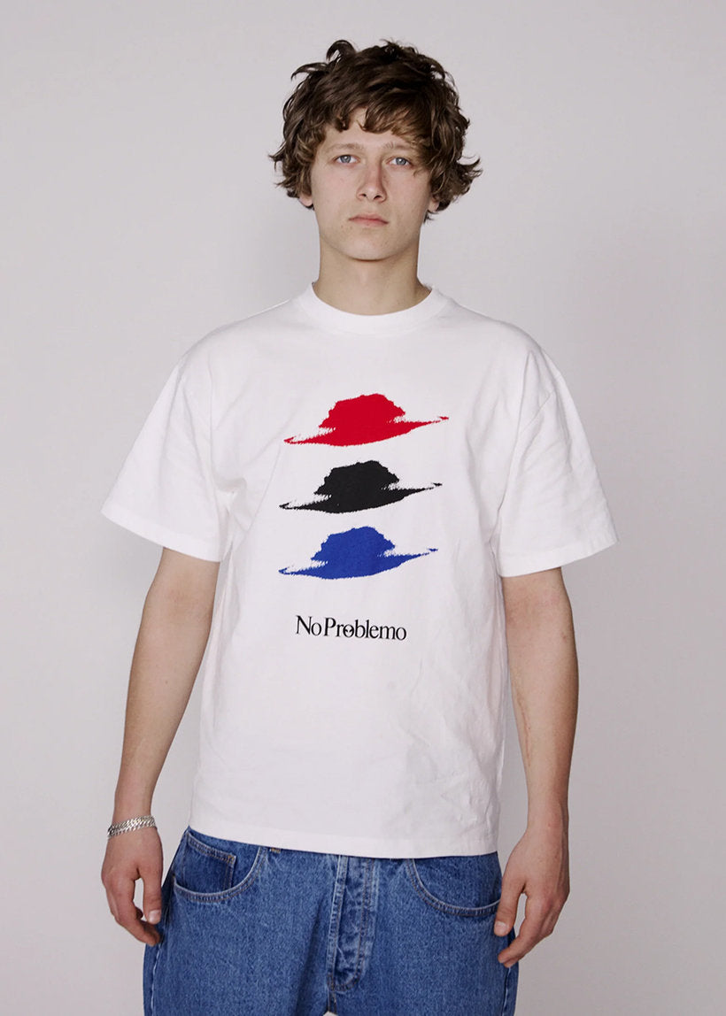 No Problemo Wiley Ufo SS white tee