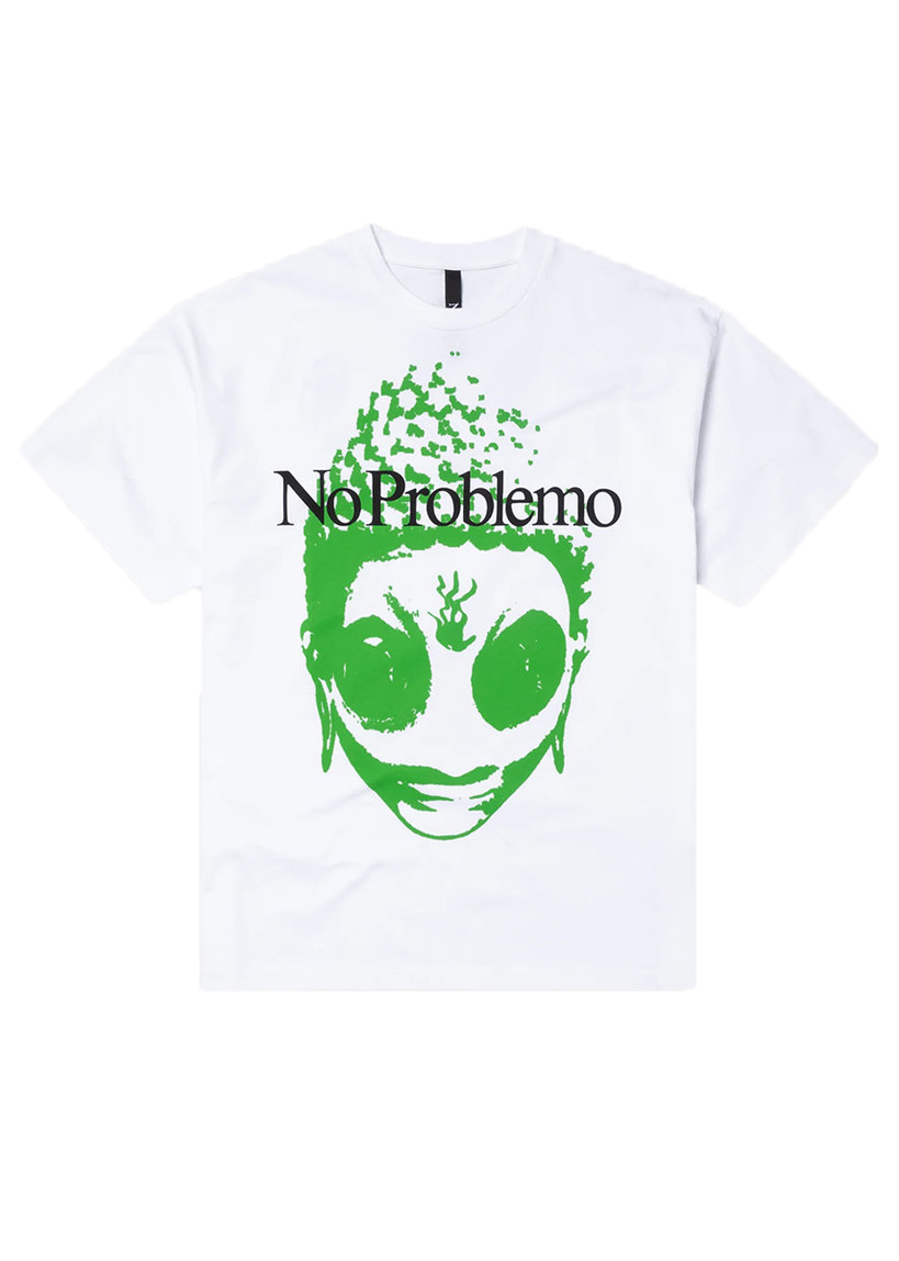 No Problemo Sidd white SS tee