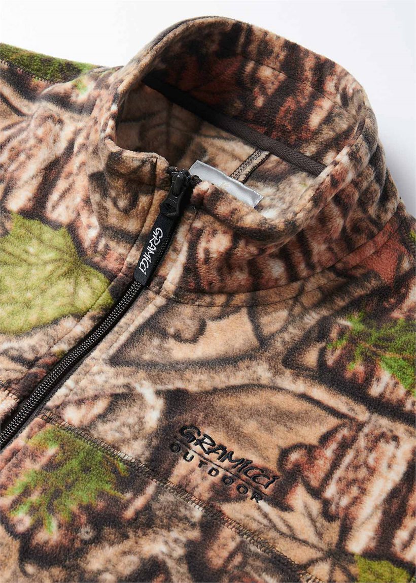 Gramicci G3FU-J032 Thermal Fleece leaf camo jacket