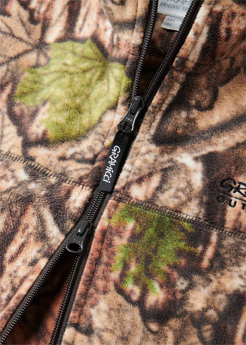 Gramicci G3FU-J032 Thermal Fleece leaf camo jacket
