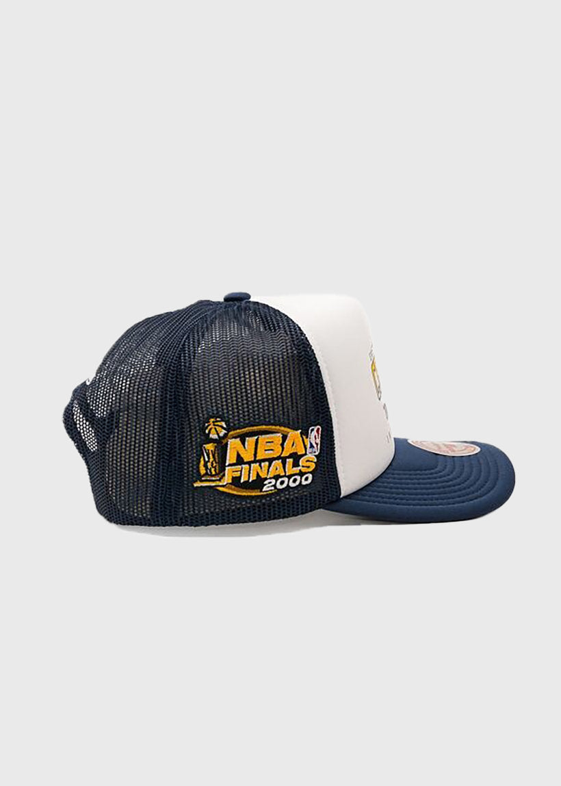 Mitchell &amp; Ness NBA Champions Pacers white blue trucker
